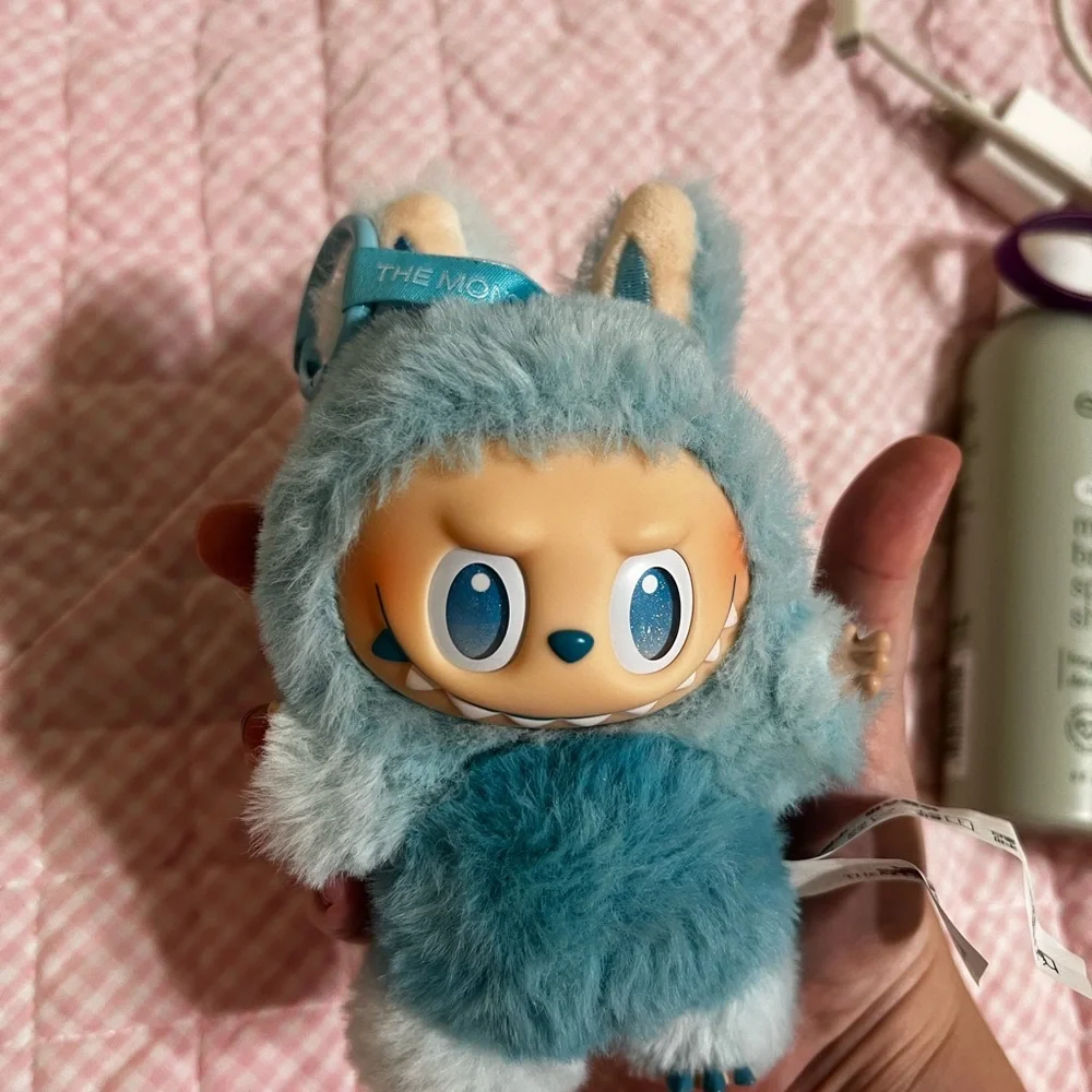 The Monsters Blue Plush Keychain - Picture 2 of 3